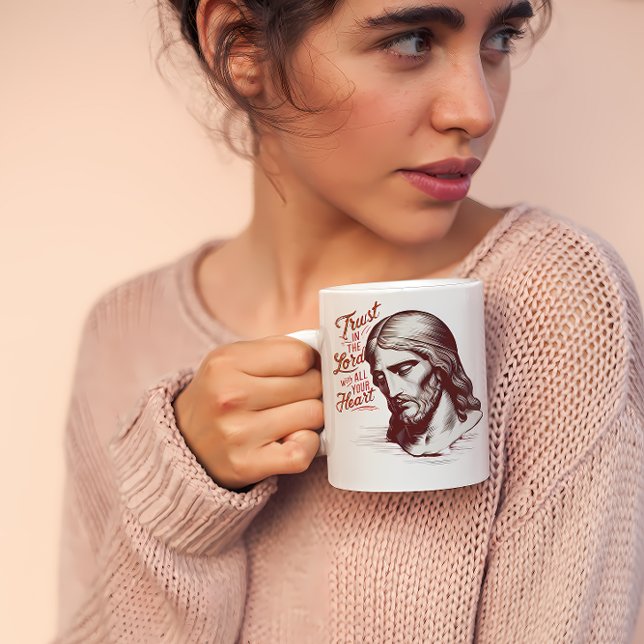 Trusting Jesus with all your heart Coffee Mug (Creator Uploaded)