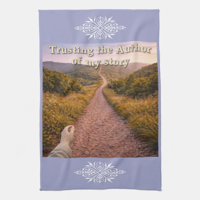 Trusting the Author Kitchen Towel (Vertical)