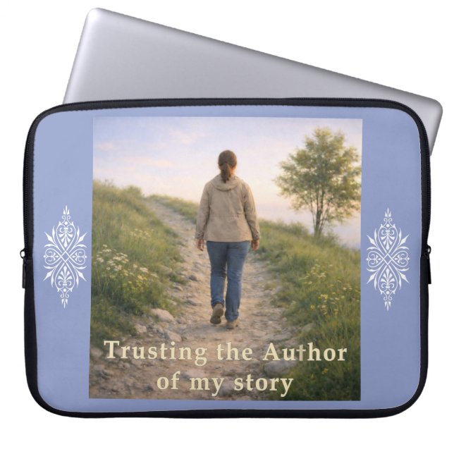 Trusting the Author Laptop Sleeve (Front)