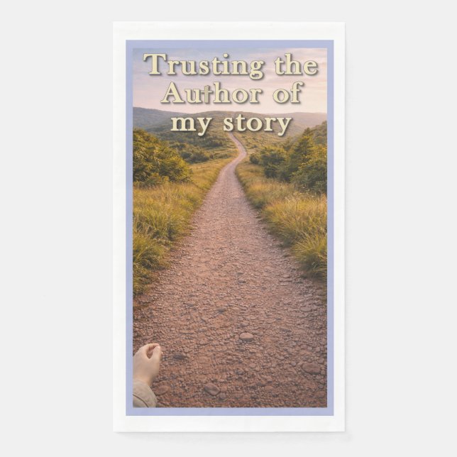 Trusting the Author Paper Guest Towels (Front)