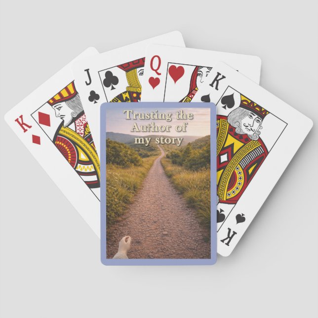 Trusting the Author Poker Cards (Back)
