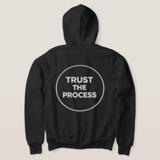 TrustTheProcess Minimalist Circle Typography women Hoodie