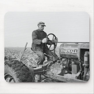 Trusty Old Tractor, 1930s Mouse Pad