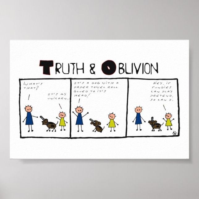 Truth and Oblivion - Unicorns Poster (Front)