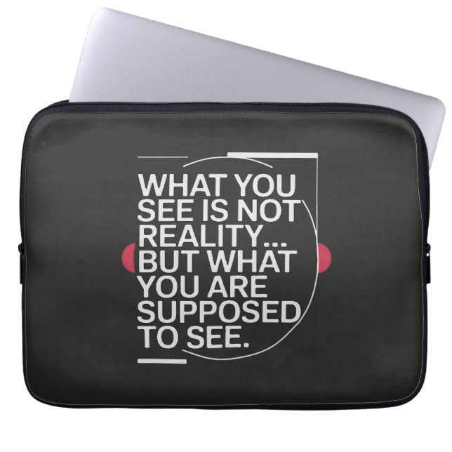 Truth as Designed for You Laptop Sleeve (Front)