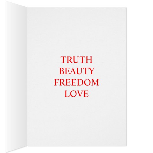 Truth Beauty Freedom Love (Inside (Right))