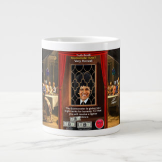 Truth booth confessions by a president giant coffee mug