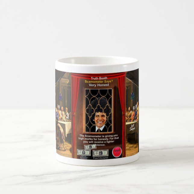 Truth booth presidential confessions coffee mug (Center)