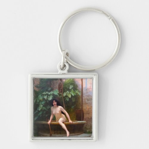 Truth Coming Out of Her Well _ Jean_Leon Gerome Keychain