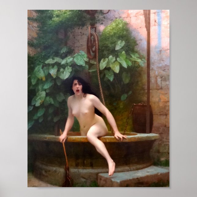 Truth Coming Out of Her Well - Jean-Leon Gerome Poster (Front)