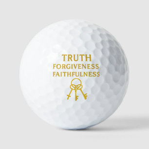 Truth, Forgiveness and Faithfulness Christian Golf Balls