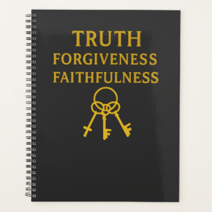 Truth, Forgiveness, Faithfulness Planner