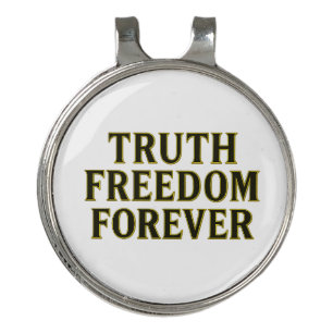 Truth, Freedom, Forever Hat Clip