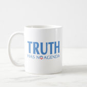 Truth Has No Agenda Coffee Mug (Left)