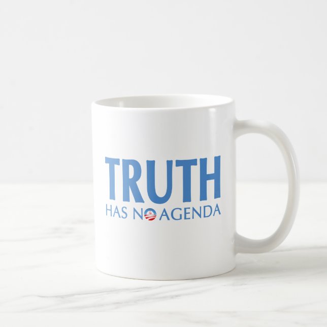 Truth Has No Agenda Coffee Mug (Right)
