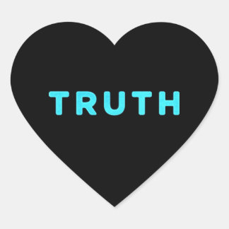 TRUTH HONESTY INTEGRITY MOTTO MOTIVATIONAL EXPRESS HEART STICKER