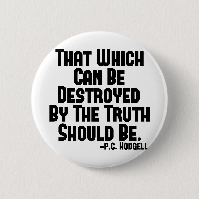 Truth Hurts Button (Front)