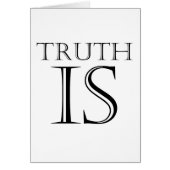 Truth Is (Front)