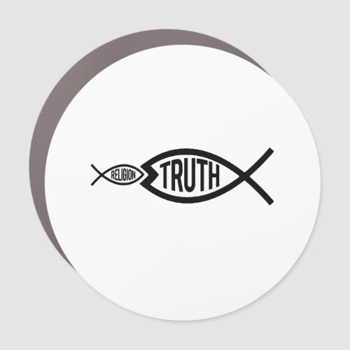 Truth is greater than Religion Car Magnet