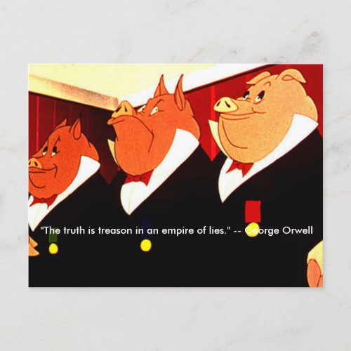 Truth is Treason Postcard