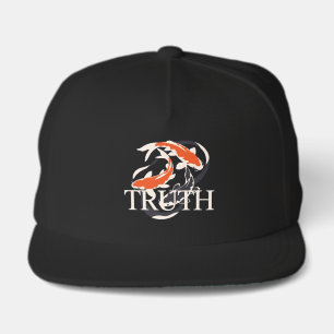 Truth – Japanese Koi Symbol of Authentic Living Snap Back Hat