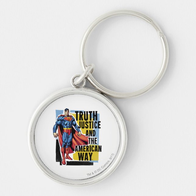 Truth, Justice Keychain (Front)