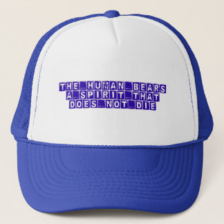 truth, knowledge, wisdom trucker hat