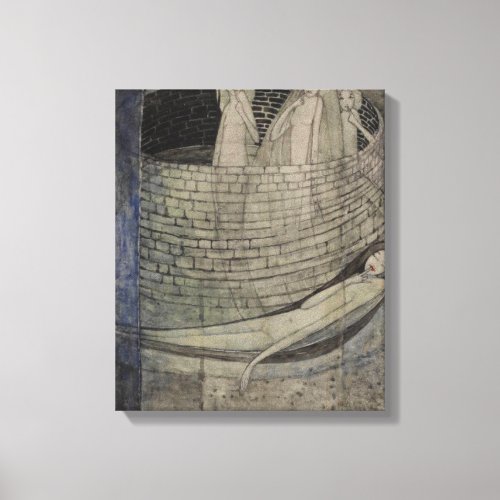 Truth Lies at the Bottom of the Well Canvas Print