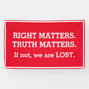 Truth Matters Impeachment Protest Sign
