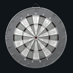 Truth or Dare (no kissing) Black and White Dartboard With Darts<br><div class="desc">It's like an old black and white movie dartboard! These dart boards come in 3 versions: • Plain (cool colors only, without Truth or Dare) • Truth or Dare with kissing • Truth or Dare without kissing. HERE ARE DARES ON ALL BOARDS: Wear your top and bottom inside-out Perform a...</div>