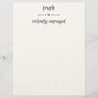 Truth or lie? letterhead