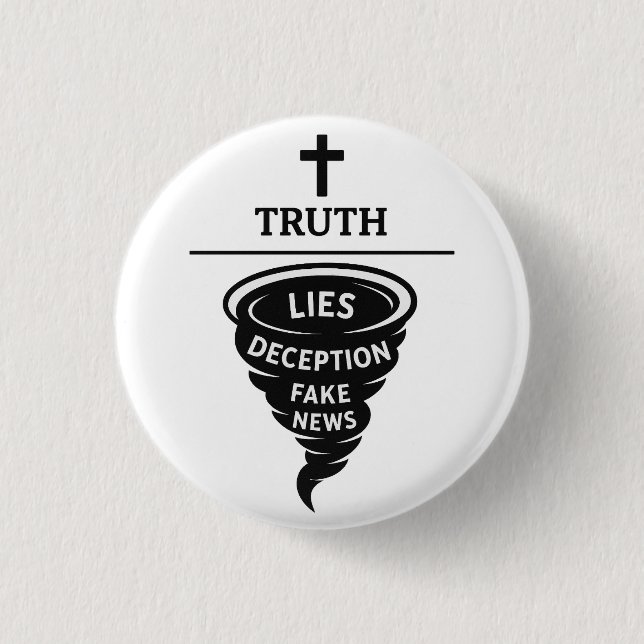 Truth over lies button (Front)