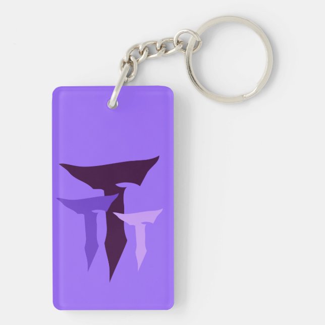 TRUTH PURPLE KEYCHAIN (Back)
