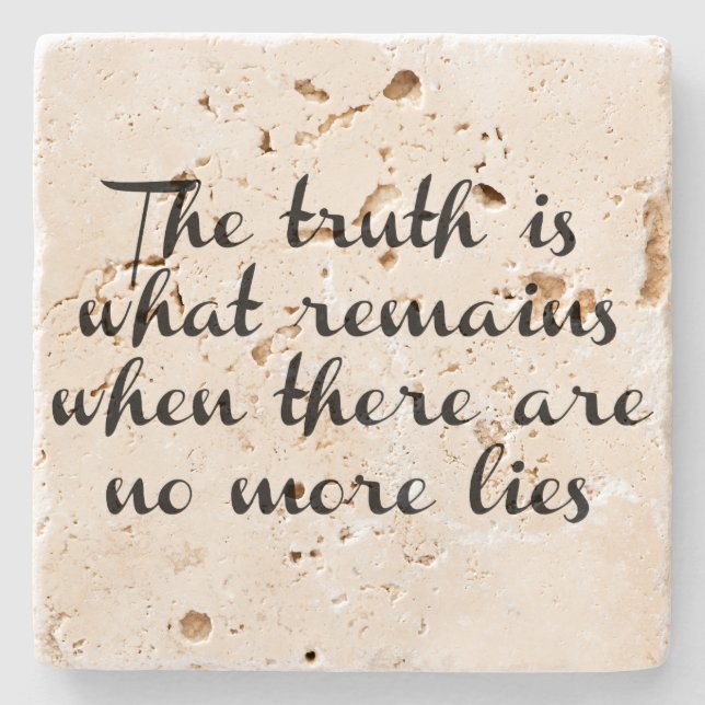 Truth Remains Stone Coaster (Front)