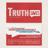 Truth Saves Cards (Front & Back)
