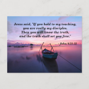 Truth Sets You Free Bible Memory Card