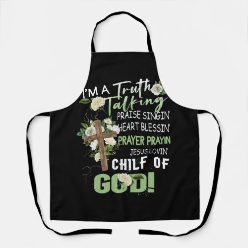 Truth Talking Praise Singing Heart Blessing Pray C Apron