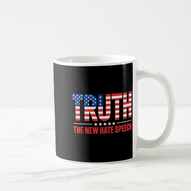 Truth The New Hate Speech Litical Correctness Usa  Coffee Mug (Right)