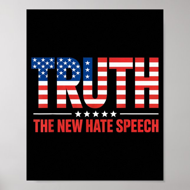 Truth The New Hate Speech Litical Correctness Usa  Poster (Front)