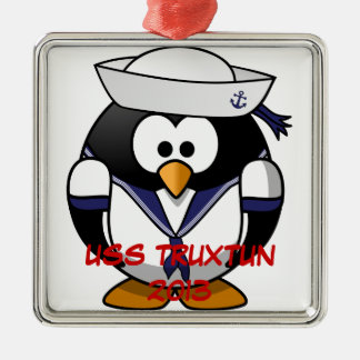 TRUXTUN BABY PENGUIN METAL ORNAMENT