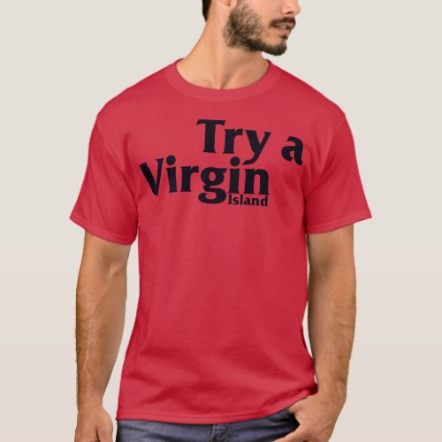 Try a Virgin Island Vintage Retro Travel T_Shirt