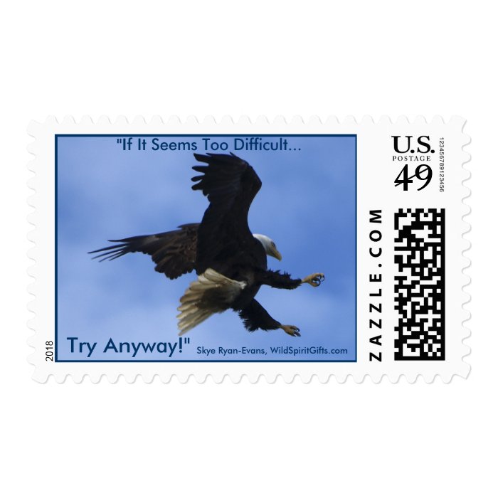 "TRY ANYWAY" EAGLE Series Stamp