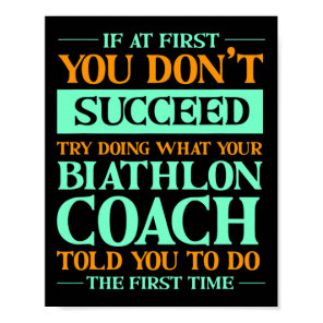 Try Doing What Your Biathlon Coach Told You Funny  Poster