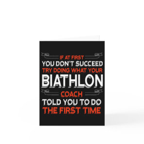 Try Doing What Your Biathlon Coach Told You Motiva Card