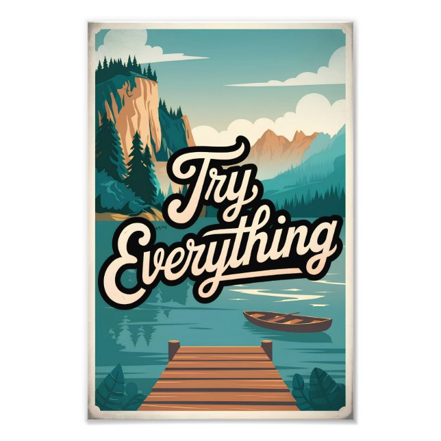 Try everything photo print (Front)