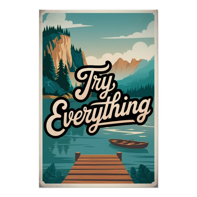 Try everything poster (Front)