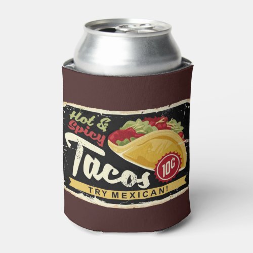 Try Mexican Vintage Signage HHM Can Cooler