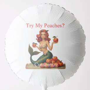 Try My Peaches Mermaid Thunder_Cove Balloon