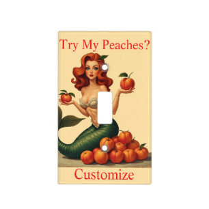 Try My Peaches Mermaid Thunder_Cove Light Switch Cover