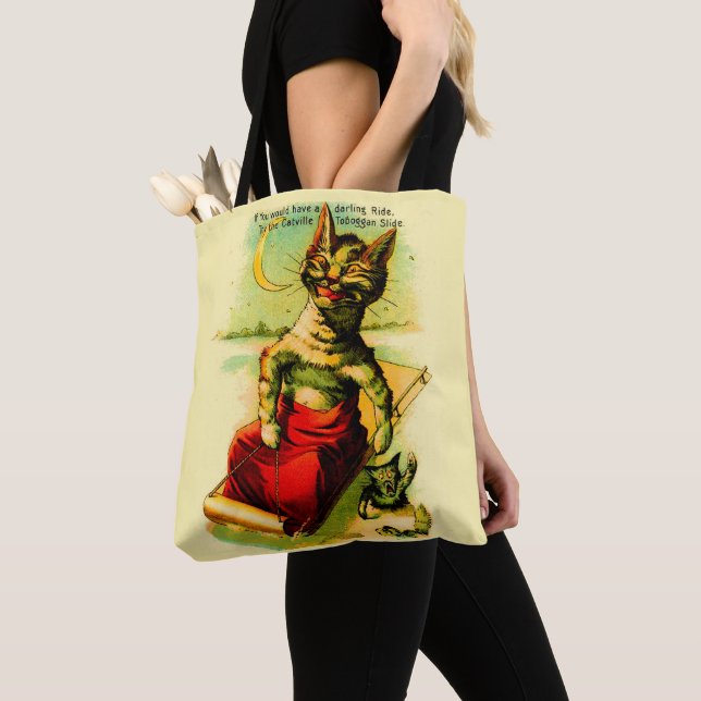 Try the Catville Toboggan Slide Tote Bag (Close Up)
